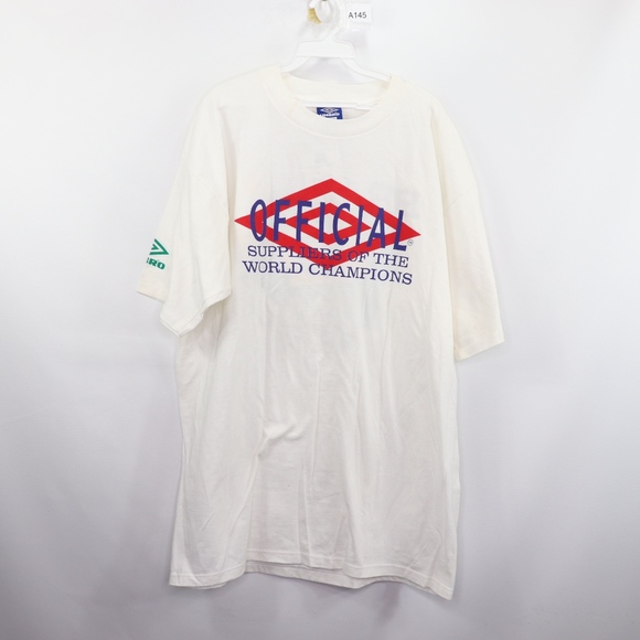 Umbro | Shirts | 9s New Umbro Mens Xl Brazil 94 World Cup T Shirt ...